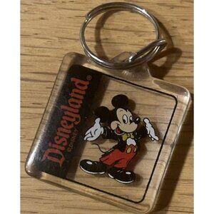 Walt Disney World  Disneyland Mickey Mouse Plastic Keychain